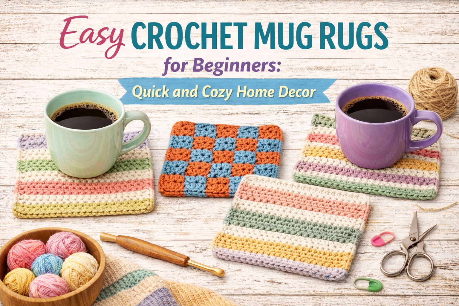 easy-crochet-mug-rugs-for-beginners