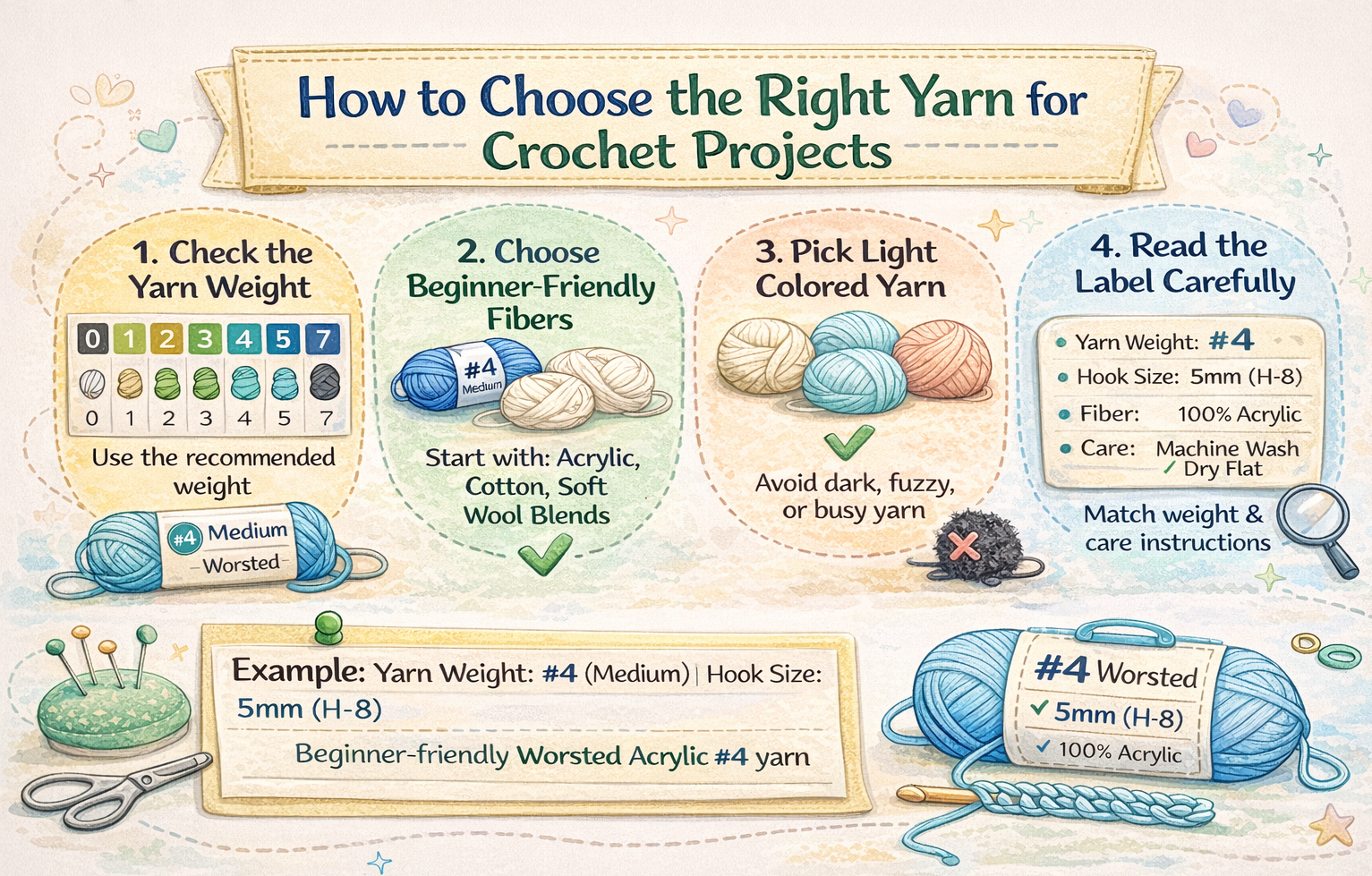 How to Choose the Right Yarn for Crochet Projects