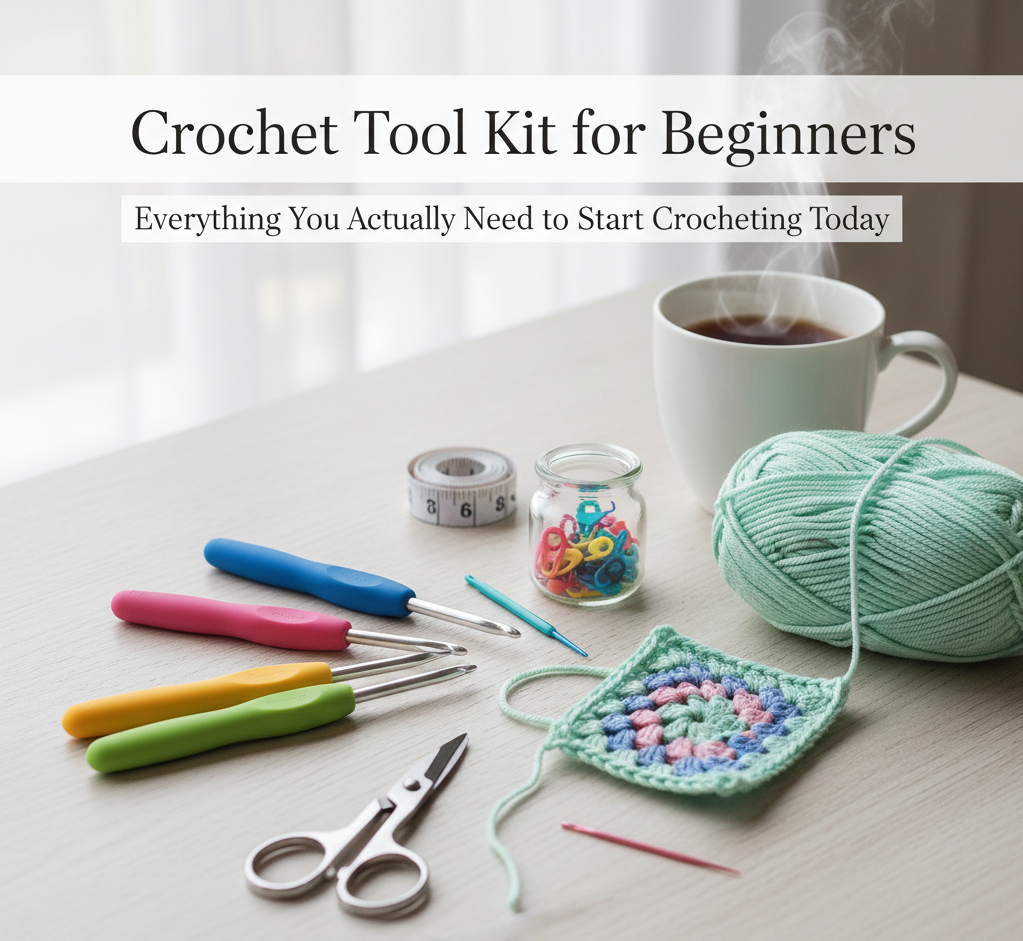 Crochet Tool Kit for Beginners: Everything You Actually Need to Start Today