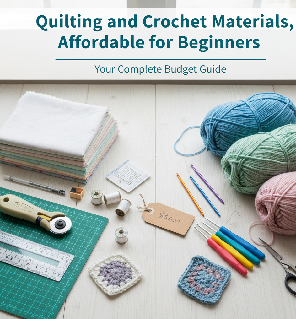 Quilting and Crochet Materials, Affordable for Beginners Your Complete Budget Guide
